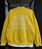 Pull&Bear Half-Zip Graphic Sweatshirt