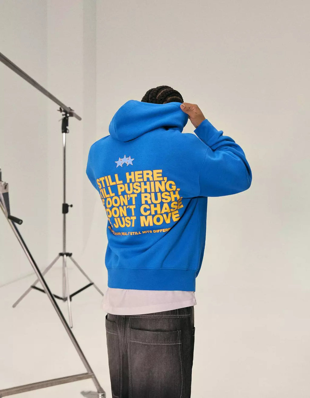 BERSHKA STILL MOVING HOODIE