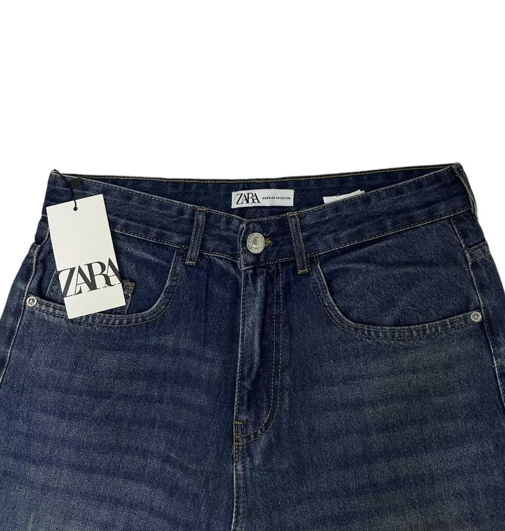 Zara Mid Dark Blue Denim Jeans