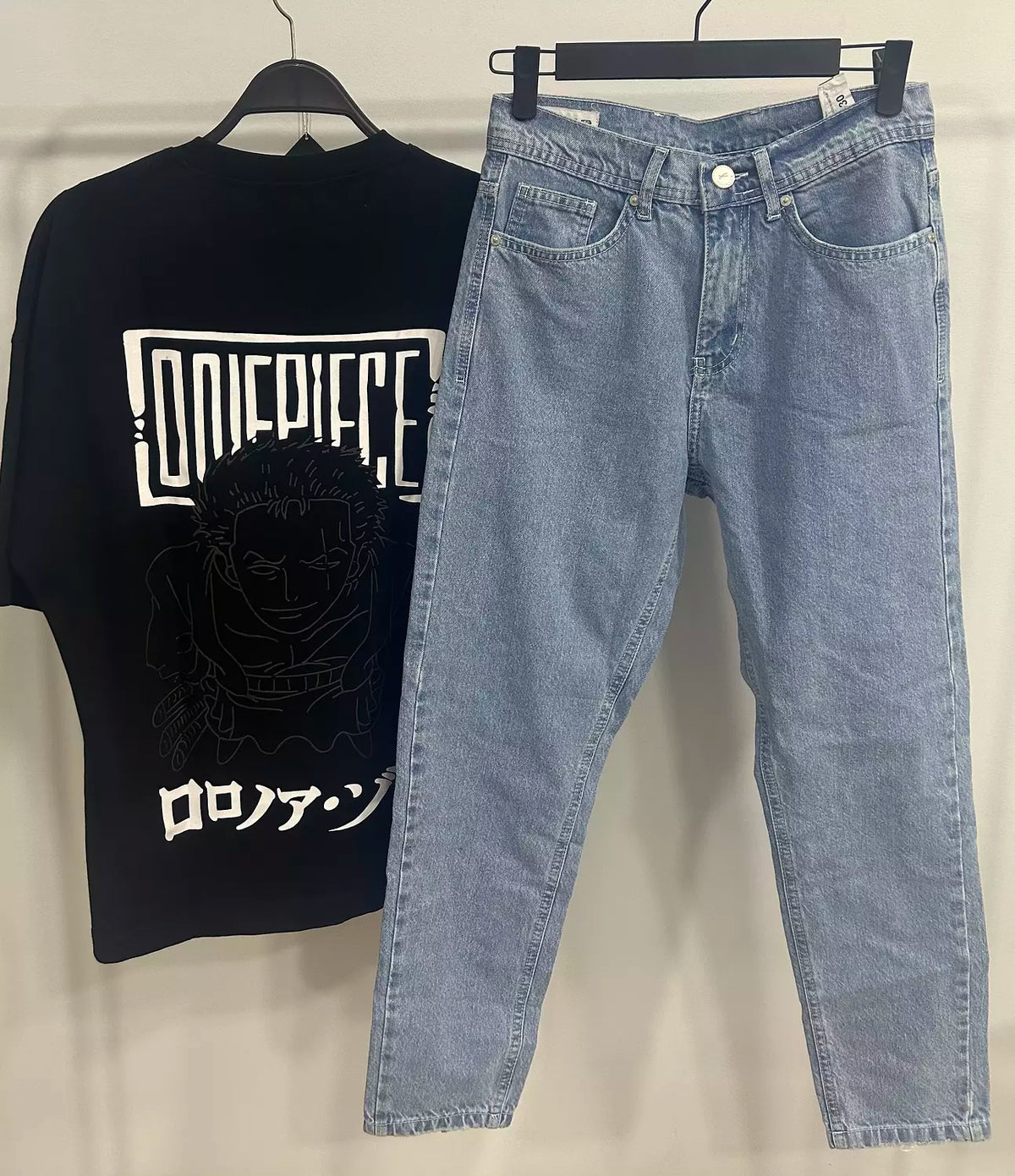 Baby-blue Boyfriend Jeans