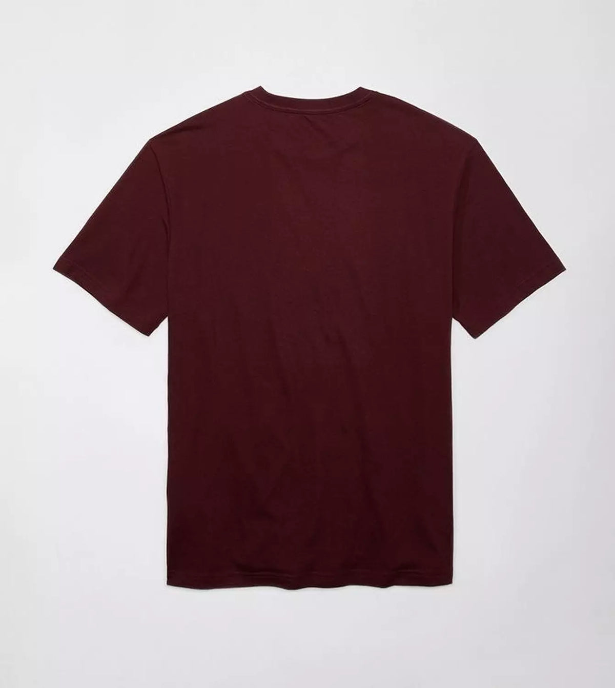 American Eagle Printed Burgundy T-shirt