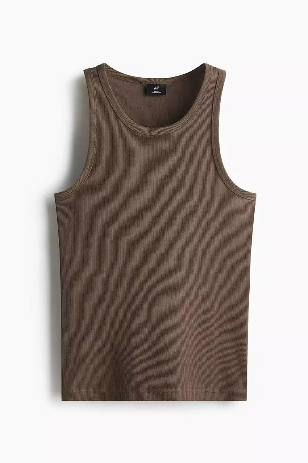 H&M SLIM FIT RIBBED TANK TOP