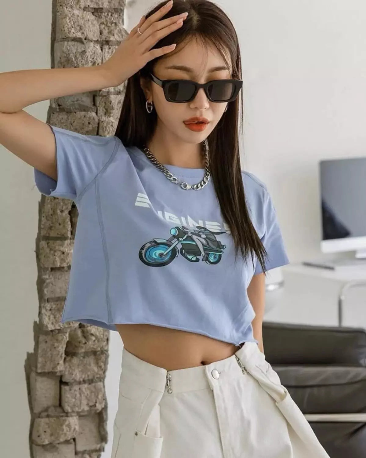 Shein Crop Tee
