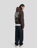 BERSHKA PRINTED HOODIE
