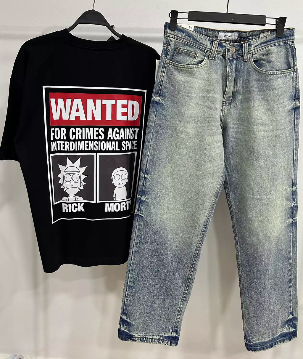 Blue Wide leg Jeans 3