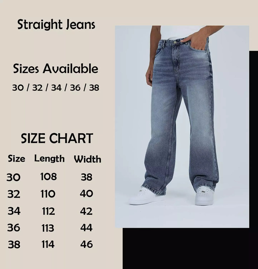 Stonewash Blue Relaxed Jeans