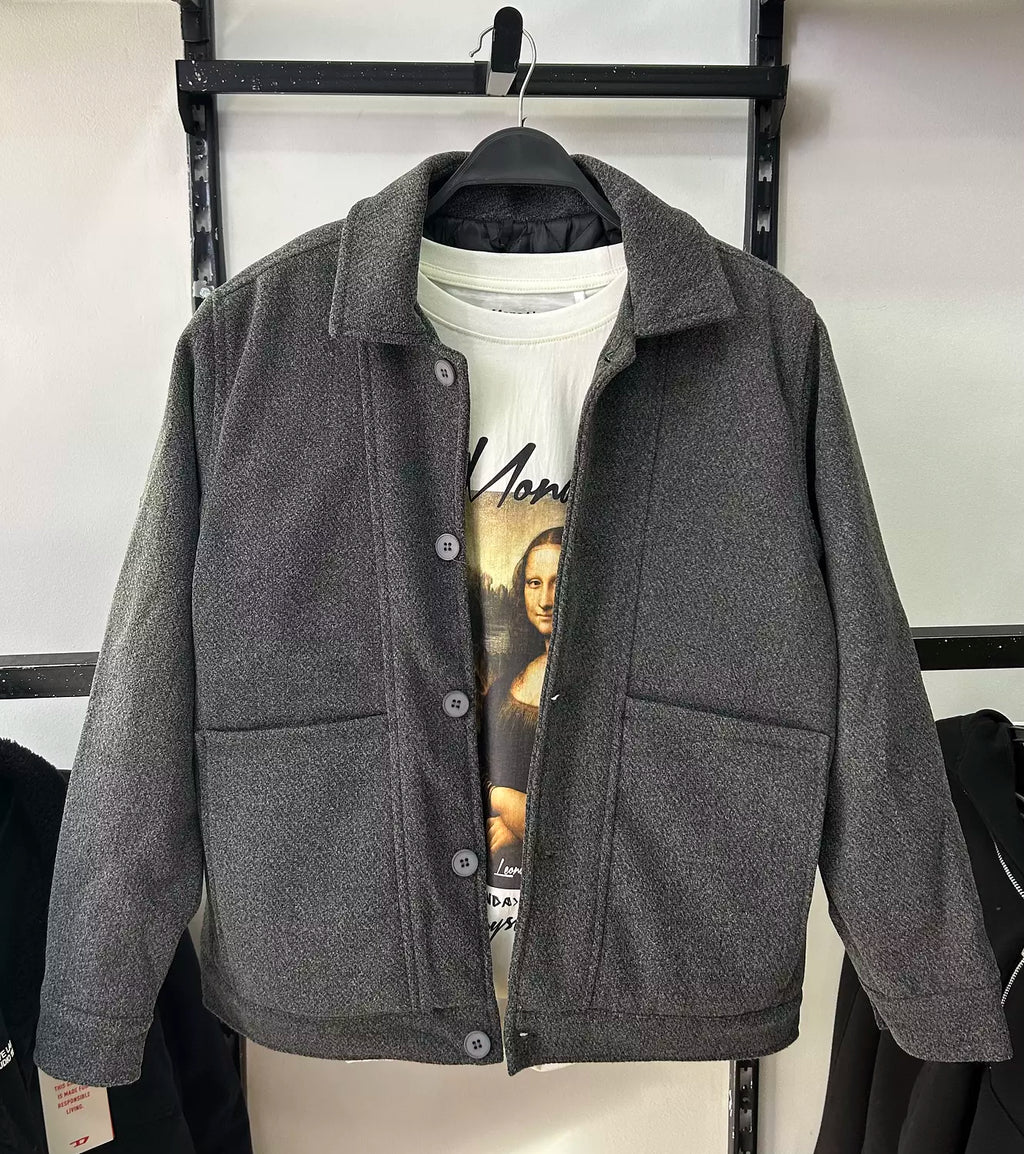 Zara Wool Relaxed Boxy Jacket