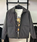 Zara Wool Relaxed Boxy Jacket