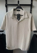 Massimo Dutti Textured Polo Tee