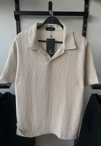 Massimo Dutti Textured Polo Tee