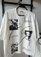 Urban Abstract Graphic Boxy Fit T-shirt
