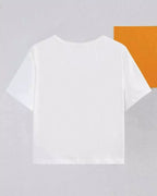 Shein Bee Crop Tee