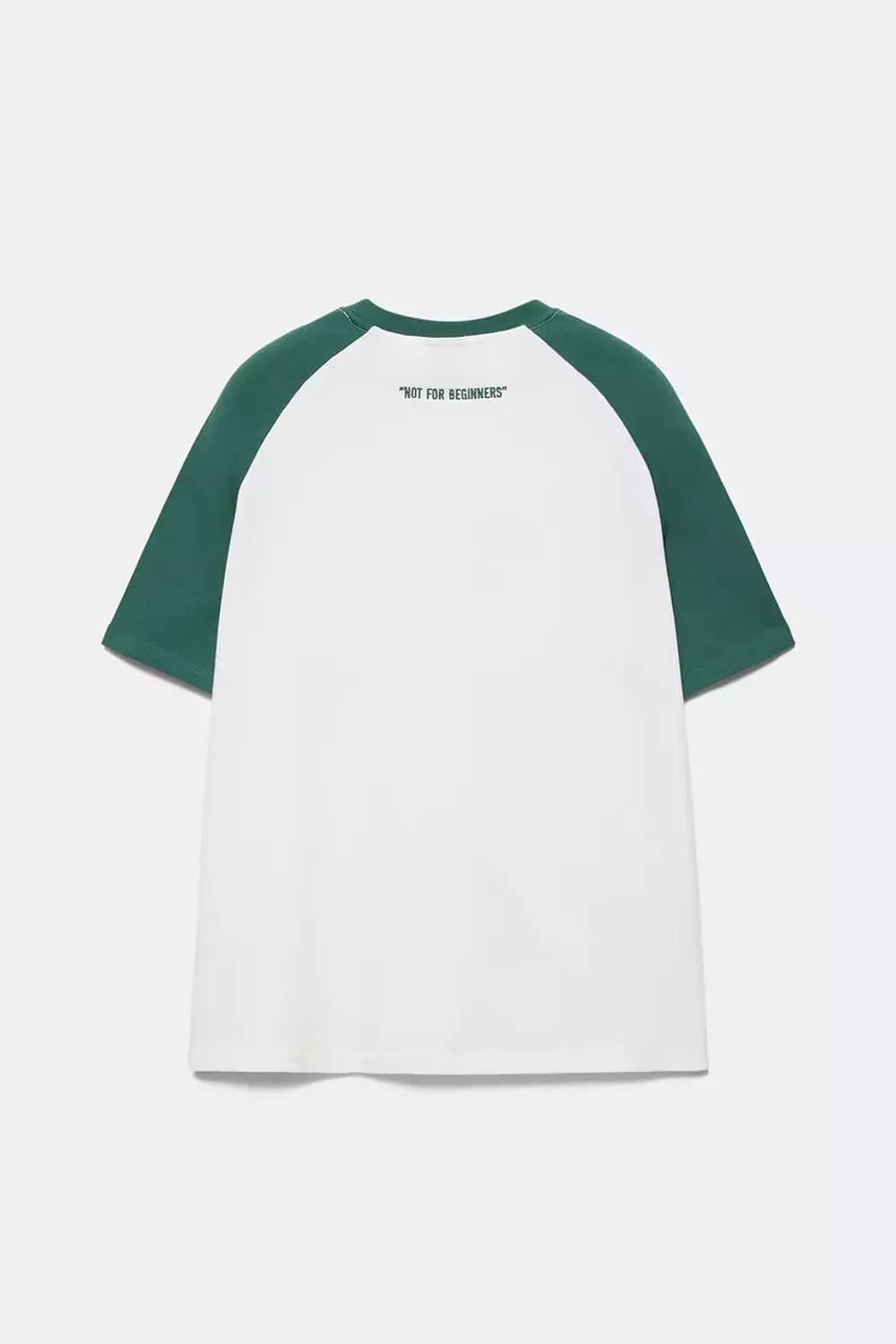 PULL&BEAR - HVID RAGLAN -T-SHIRT