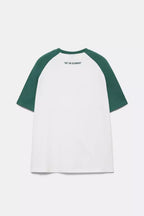 PULL&BEAR - HVID RAGLAN -T-SHIRT
