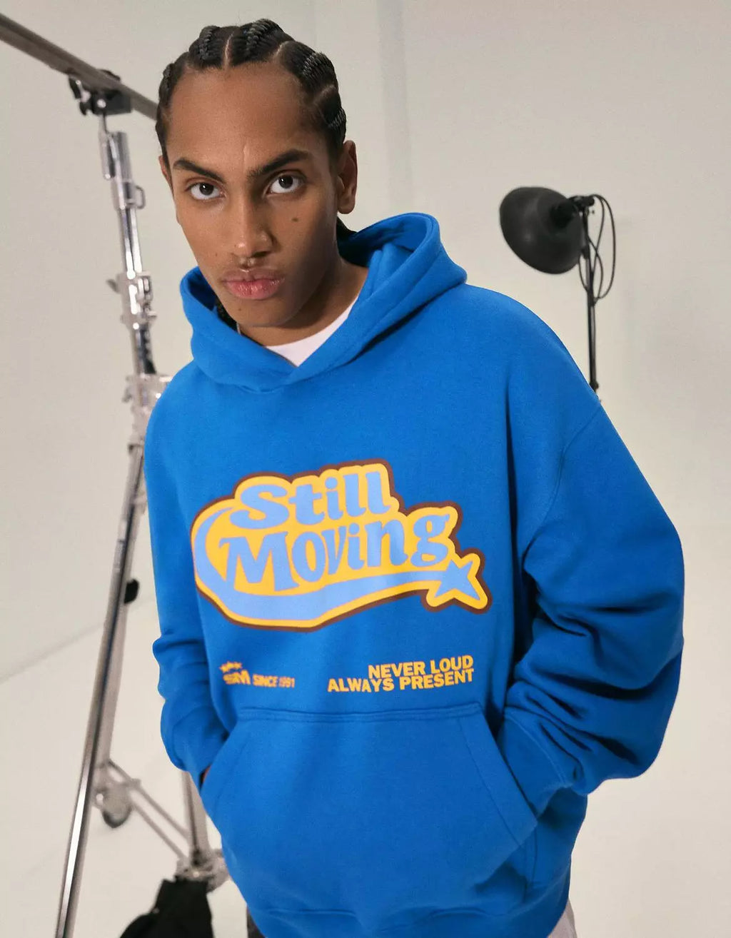 BERSHKA STILL MOVING HOODIE