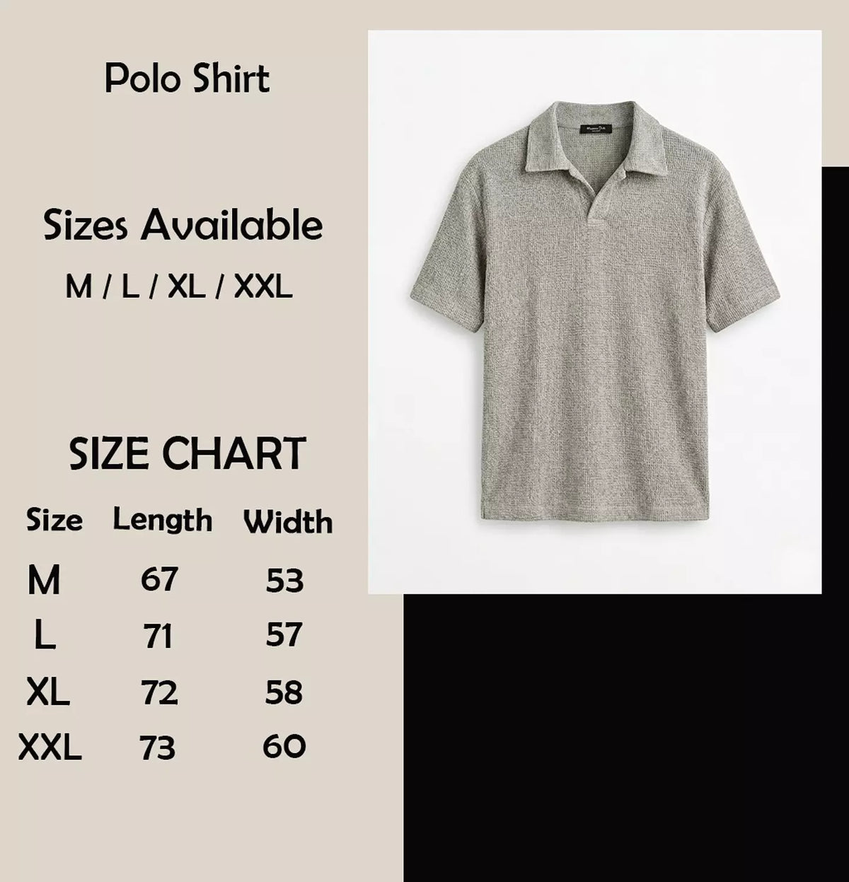 Massimo Dutti Textured Polo Tee