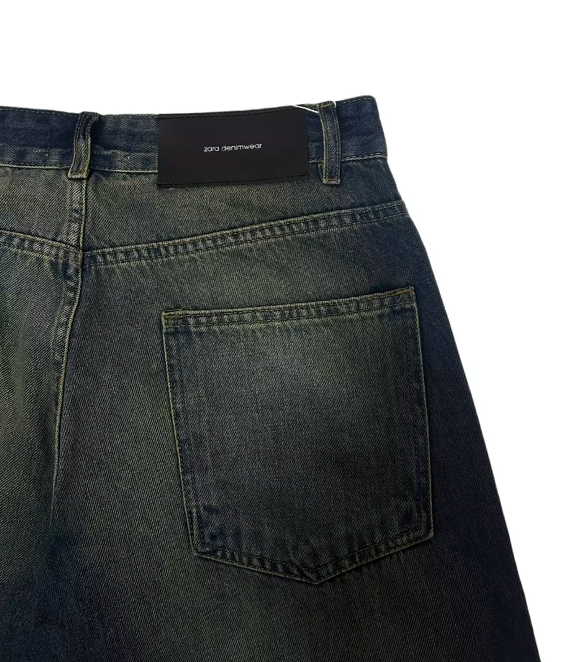 Zara Vintage Wash Straight Jeans