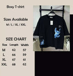 Blue Motion Boxy Fit T-Shirt