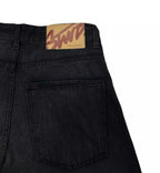 Pull&Bear ‘’STWD’’ Straight Black Jeans