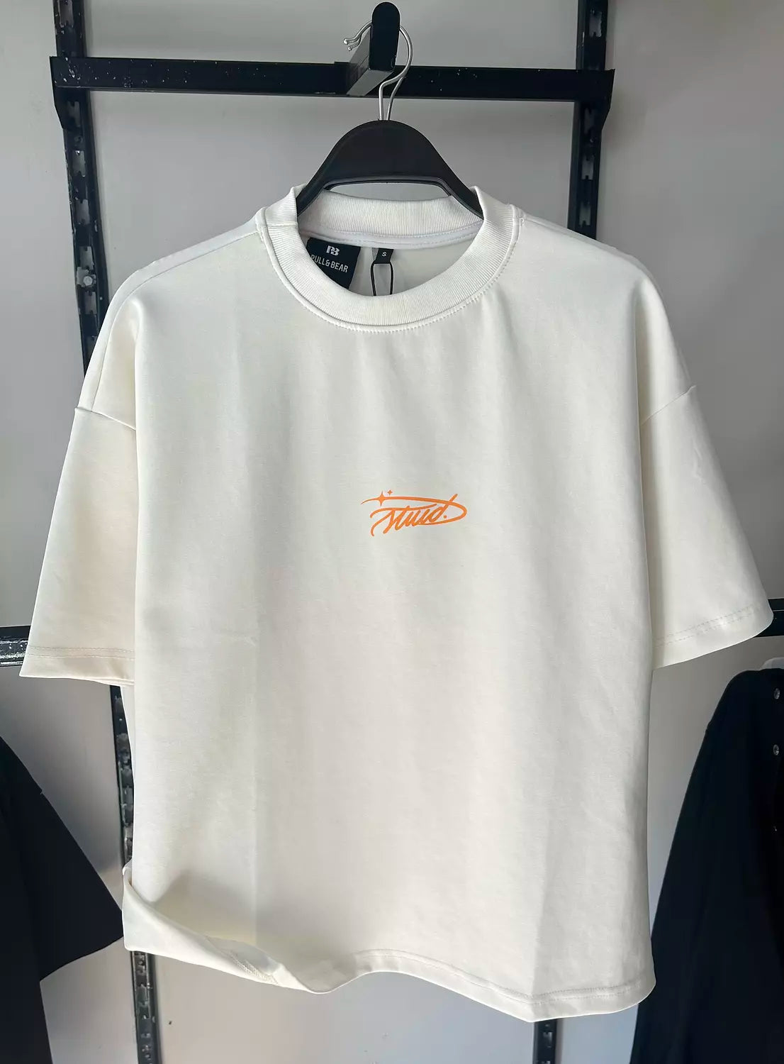 PULL&BEAR STWD OFF-White T-SHIRT