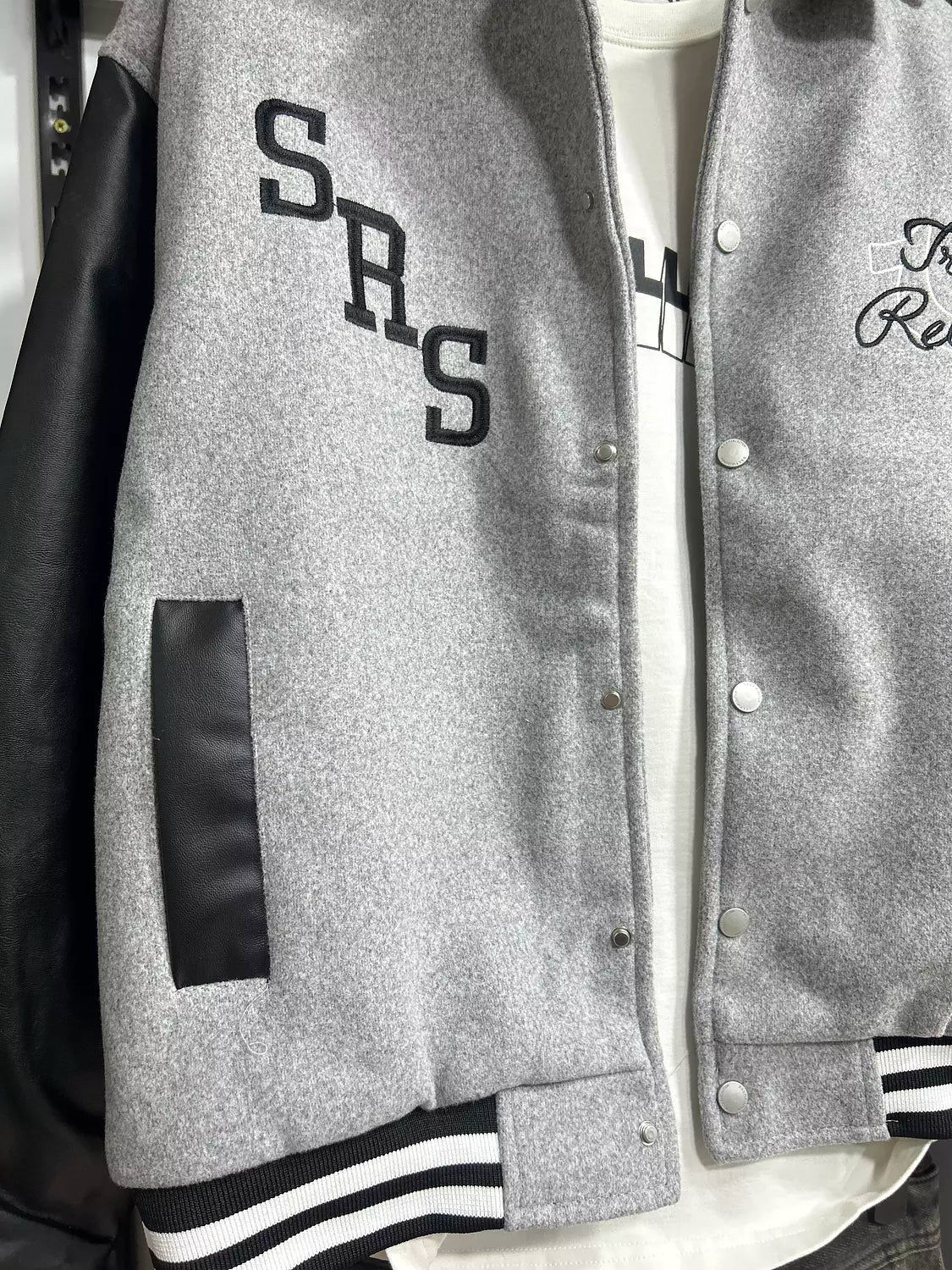 True Religion Varsity Bomber Jacket