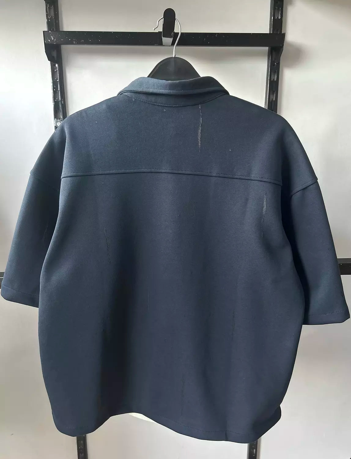 Boxy Snap-Button Overshirt