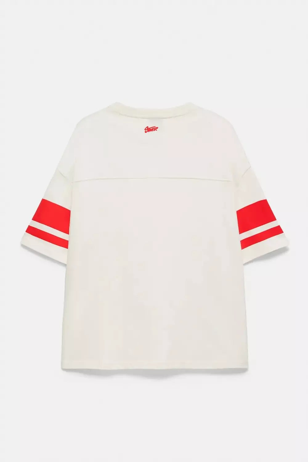 PULL&BEAR VARSITY 91 EMBROIDERED T-SHIRT