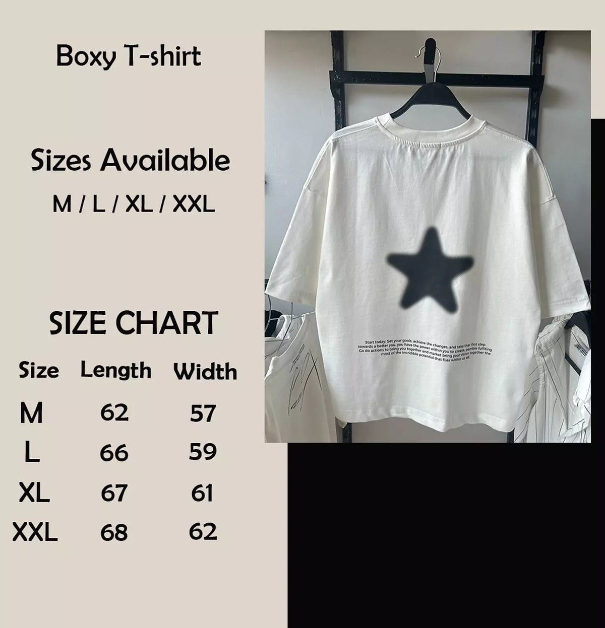 Star Boxy Fit T-shirt