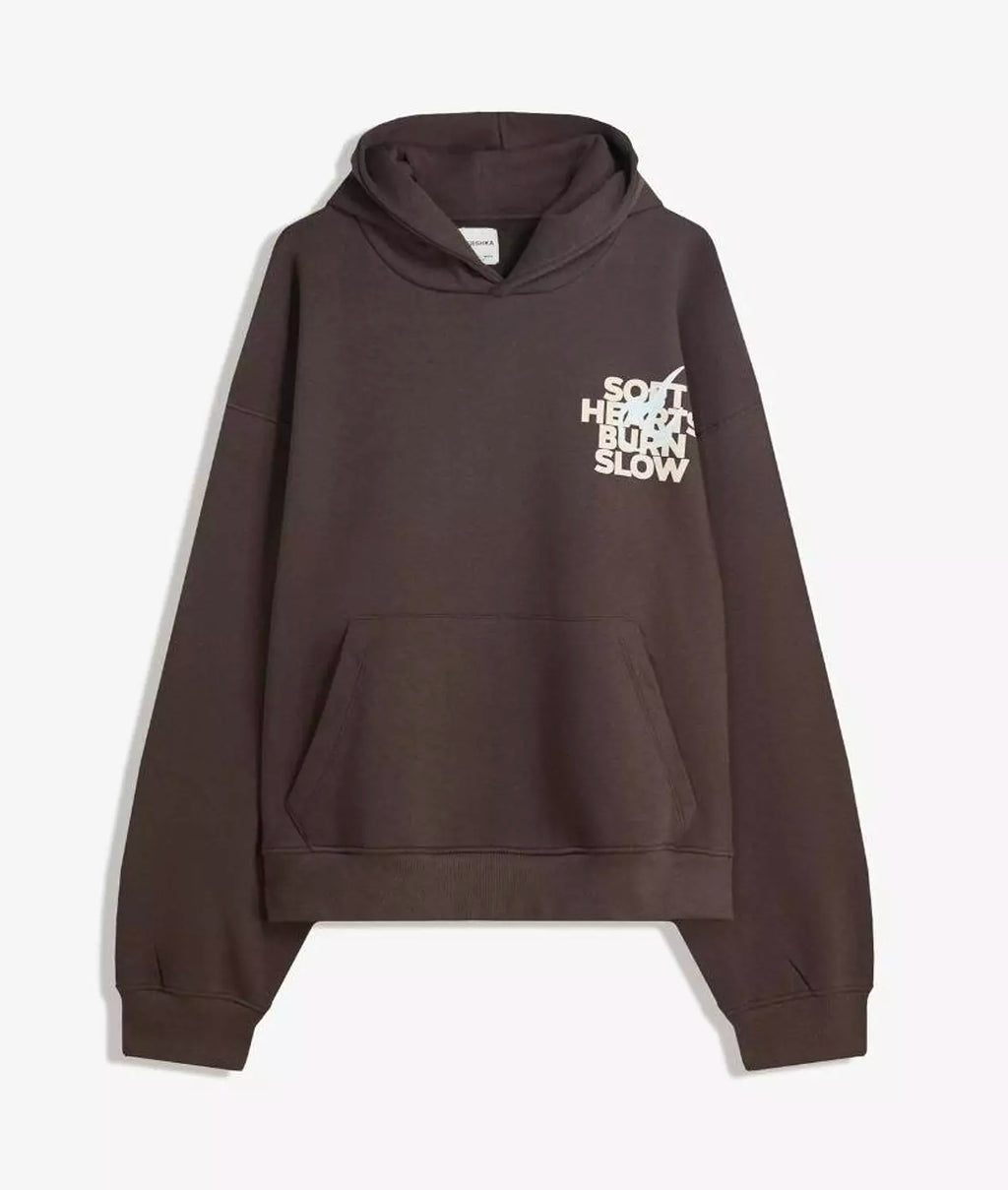BERSHKA PRINTED HOODIE