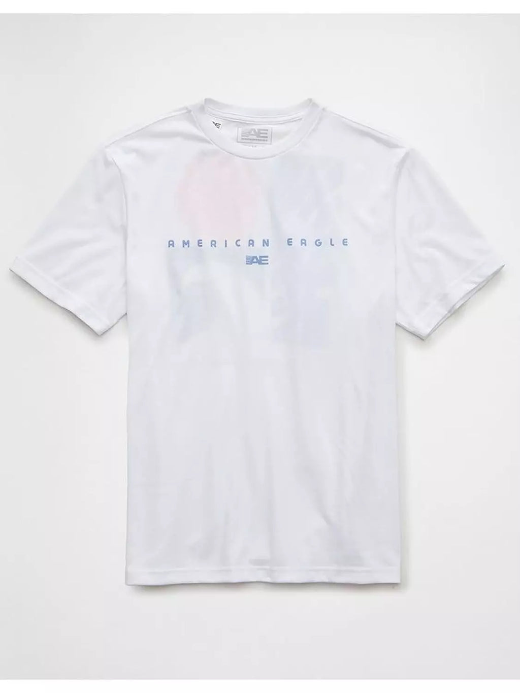 American Eagle Printed White T-shirt