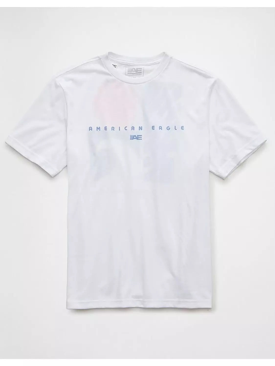 American Eagle Printed White T-shirt
