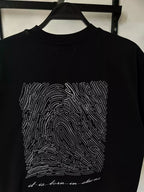 Pull&Bear Chaos Fingerprint Oversized T-Shirt