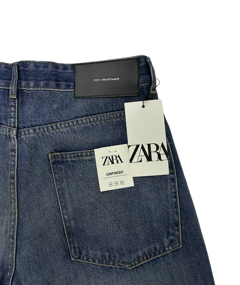 Zara Mid Dark Blue Denim Jeans