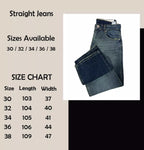 Contrast Wash Denim Jeans