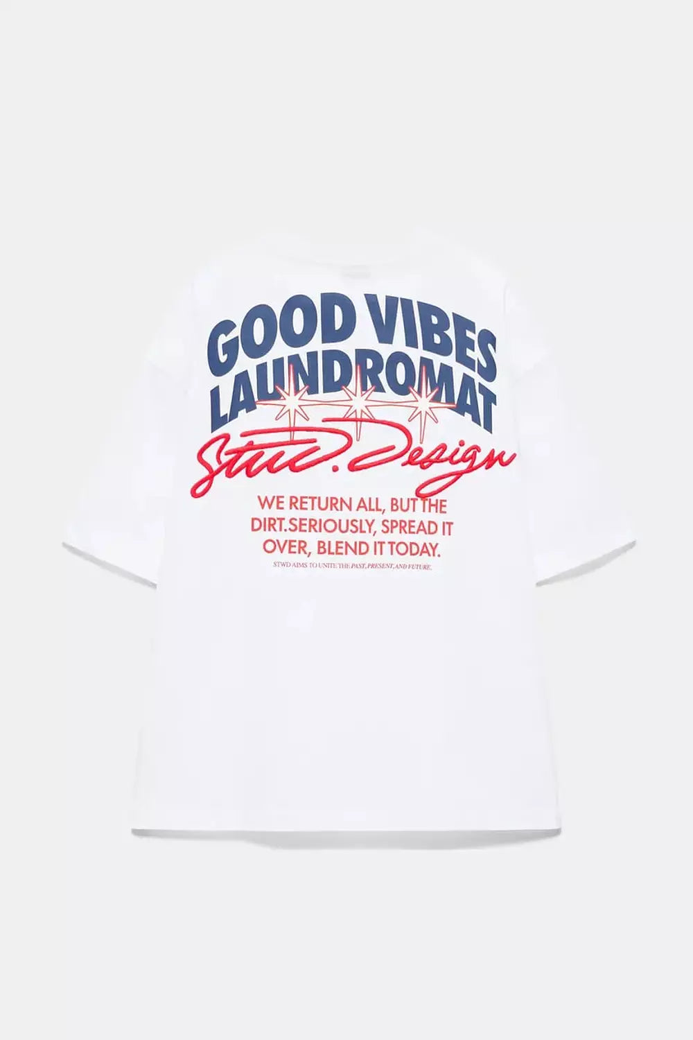 PULL&BEAR LAUNDROMAT GRAPHIC T-SHIRT