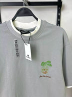 Pull&Bear Tropical Embroidered Oversized T-Shirt
