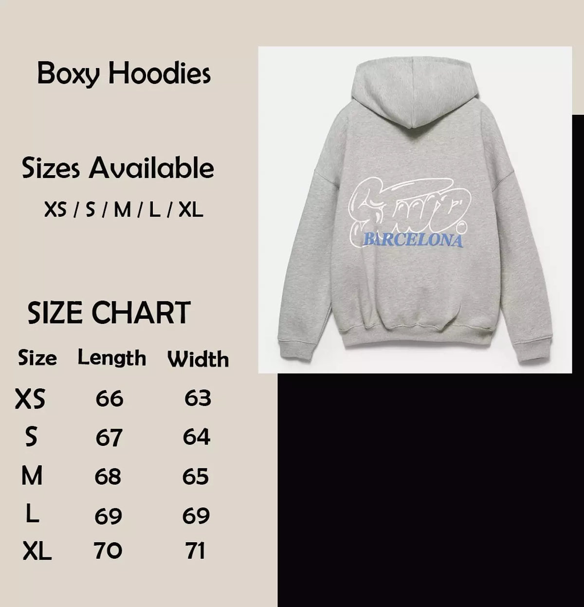 Pull&Bear Stwd Barcelona Hoodie