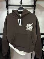 BERSHKA PRINTED HOODIE