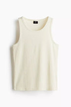 H&M SLIM FIT RIBBED TANK TOP