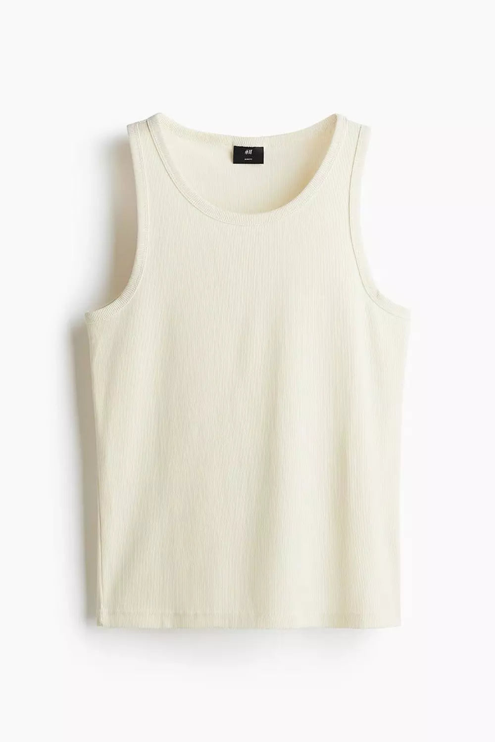 H&M SLIM FIT RIBBED TANK TOP