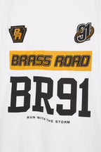 PULL&BEAR BRASS ROAD BOXY T-SHIRT