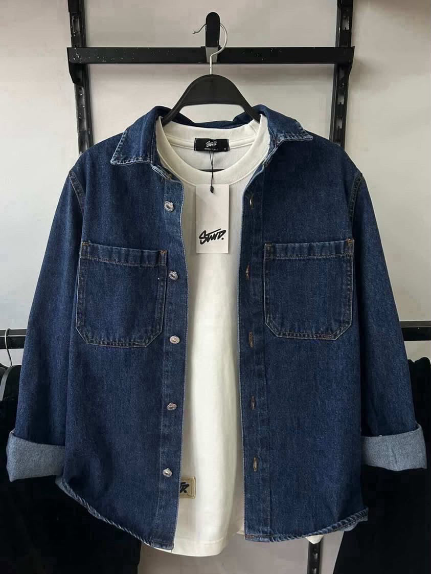 Zara Jeans Shirt Jacket