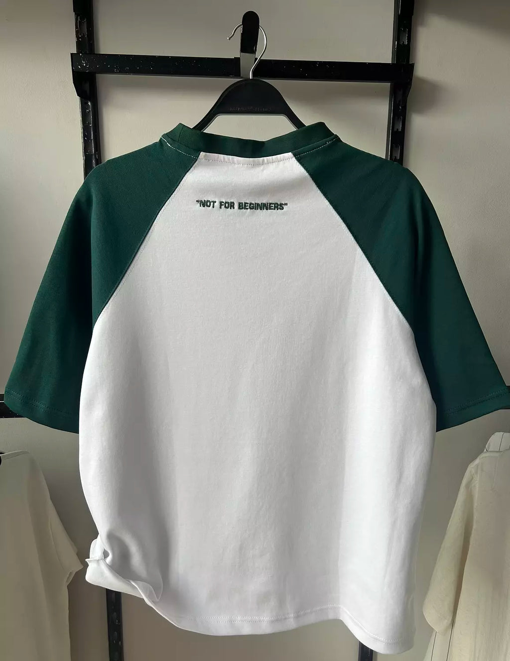 PULL&BEAR - HVID RAGLAN -T-SHIRT
