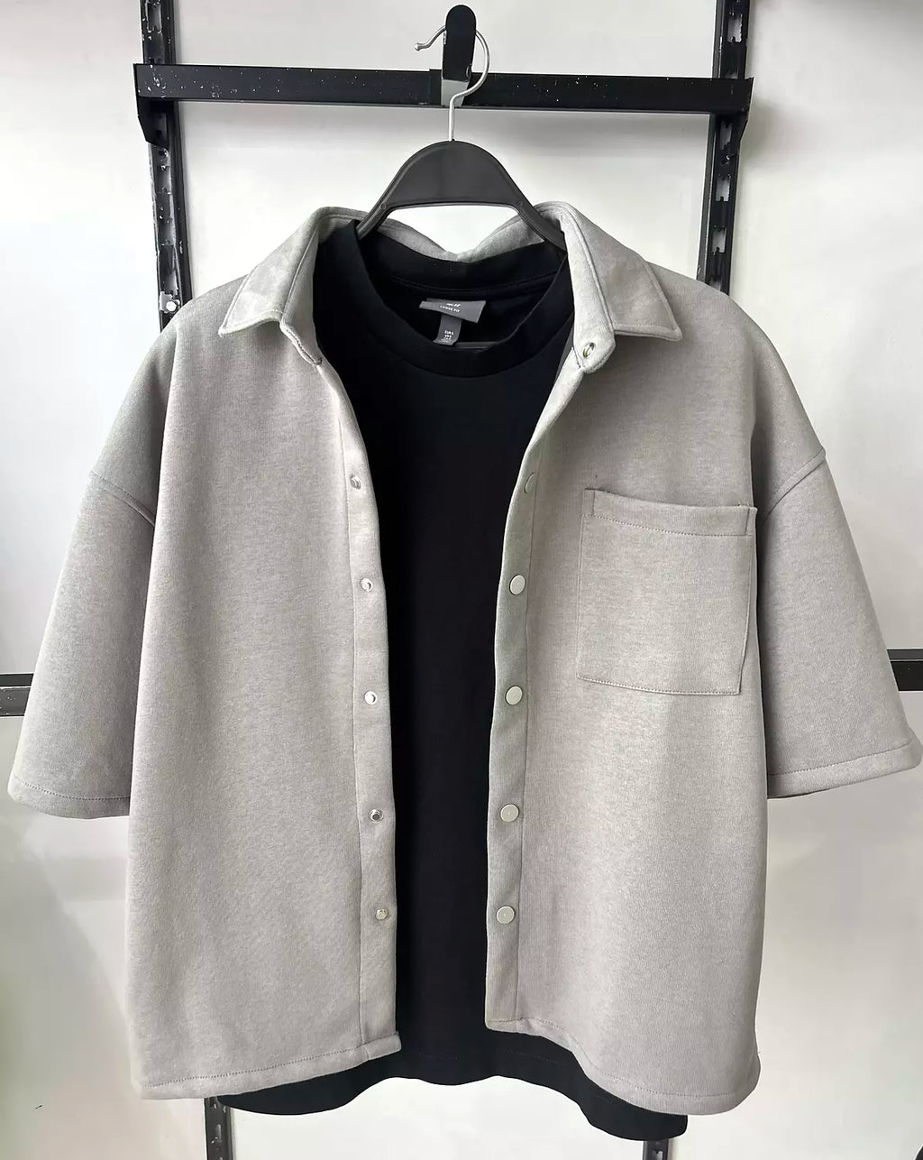 Boxy Back Puff Print Overshirt