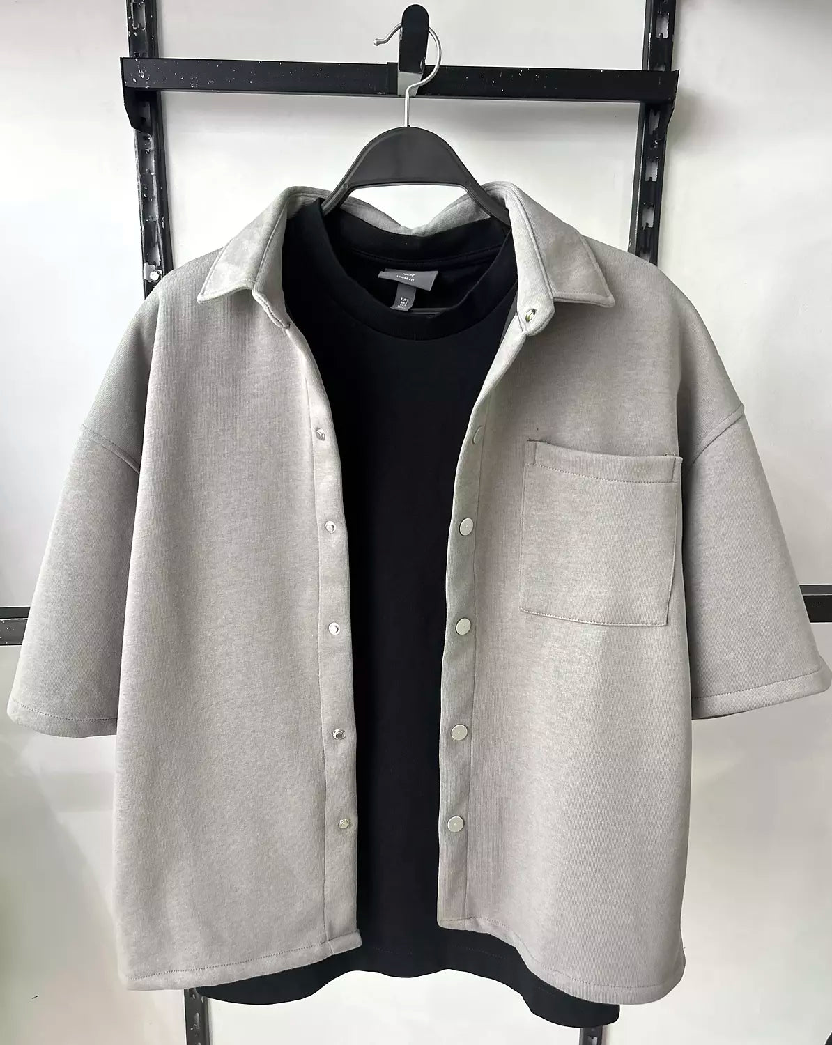 Boxy Back Puff Print Overshirt