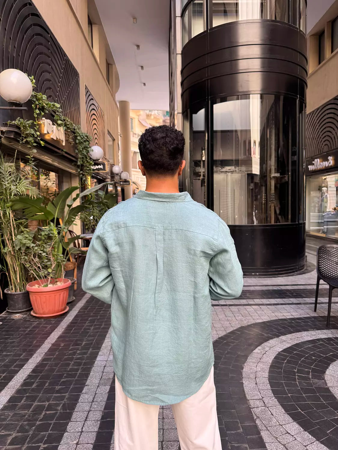 Zara Relaxed Linen Blend Overshirt