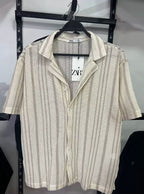 Zara Crochet Knit Shirt