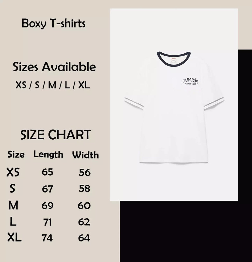 Pull&Bear Camarón Oversized Ringer T-Shirt