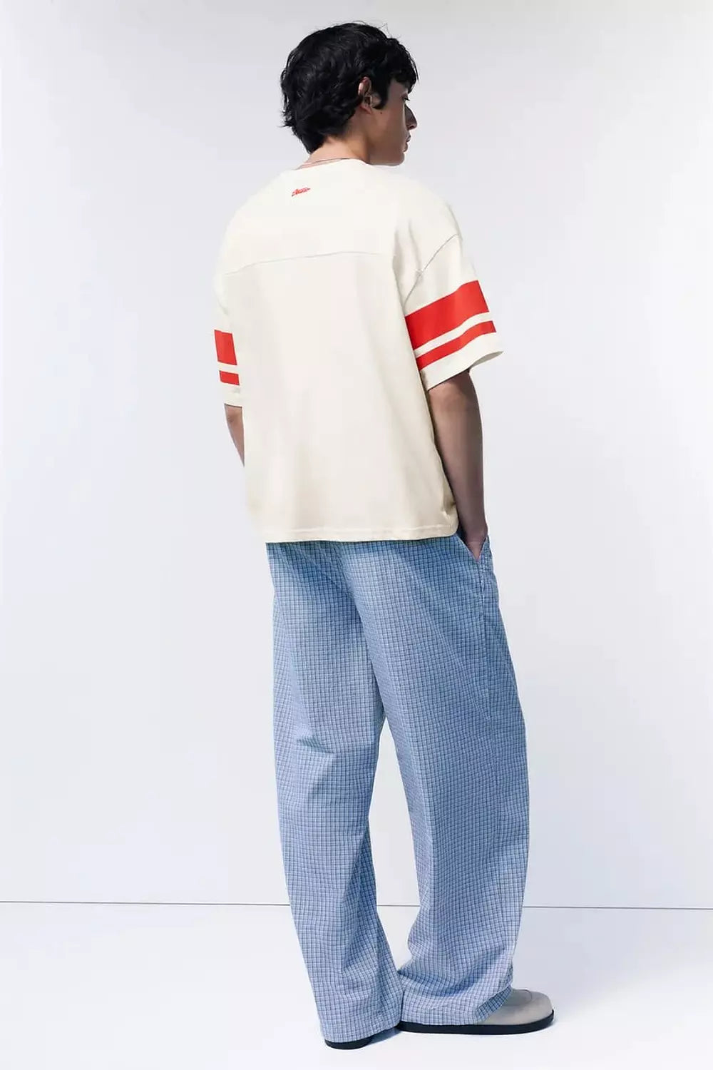 PULL&BEAR VARSITY 91 EMBROIDERED T-SHIRT