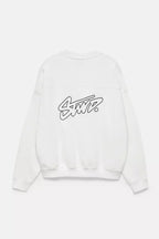 Pull&Bear Signature Logo Oversized Sweatshirt
